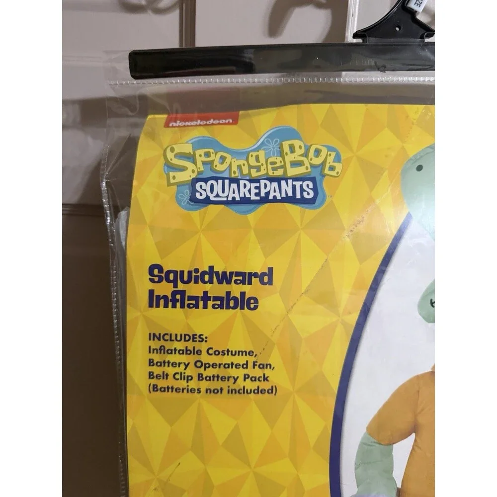 Spirit Halloween Kids Squidward Inflatable Costume SpongeBob One Size